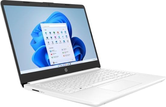 HP Stream 14 Laptop, Intel Celeron Core, 4 GB RAM, 64 GB Storage, 14” HD Anti-Glare Display, Windows 11, Long Battery Life, Thin & Portable, Includes 1-Year Microsoft 365, TiTac, SILVER