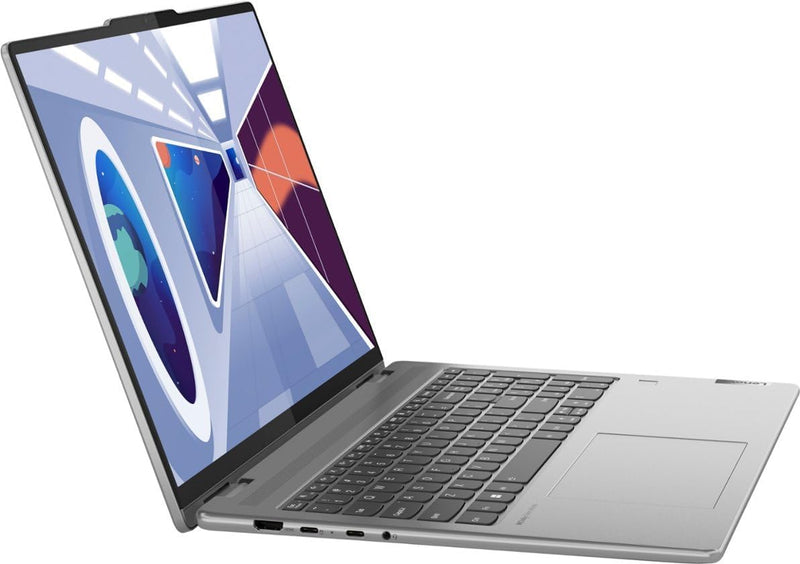 Lenovo Yoga 7 16" WUXGA 2 in 1 Touch Screen Laptop, AMD Ryzen 5 7535U 2.9GHz 6-core, 8GB Memory 512GB SSD, AMD Radeon 660M Graphics, Backlit KB, Fingerprint, WiFi 6E, Win11, Arctic Grey
