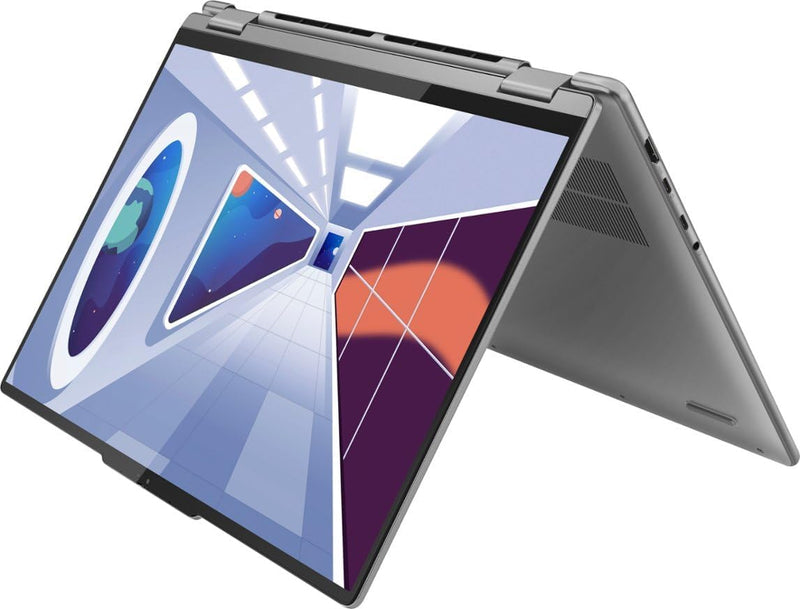 Lenovo Yoga 7 16" WUXGA 2 in 1 Touch Screen Laptop, AMD Ryzen 5 7535U 2.9GHz 6-core, 8GB Memory 512GB SSD, AMD Radeon 660M Graphics, Backlit KB, Fingerprint, WiFi 6E, Win11, Arctic Grey