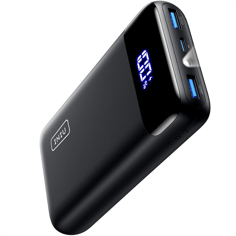 INIU Portable Charger, 22.5W 20000mAh USB C in & Out Power Bank Fast Charging, PD 3.0+QC 4.0 LED Display Phone Battery Pack Compatible with iPhone 15 14 13 12 Pro Samsung S21 Google iPad Tablet, etc.