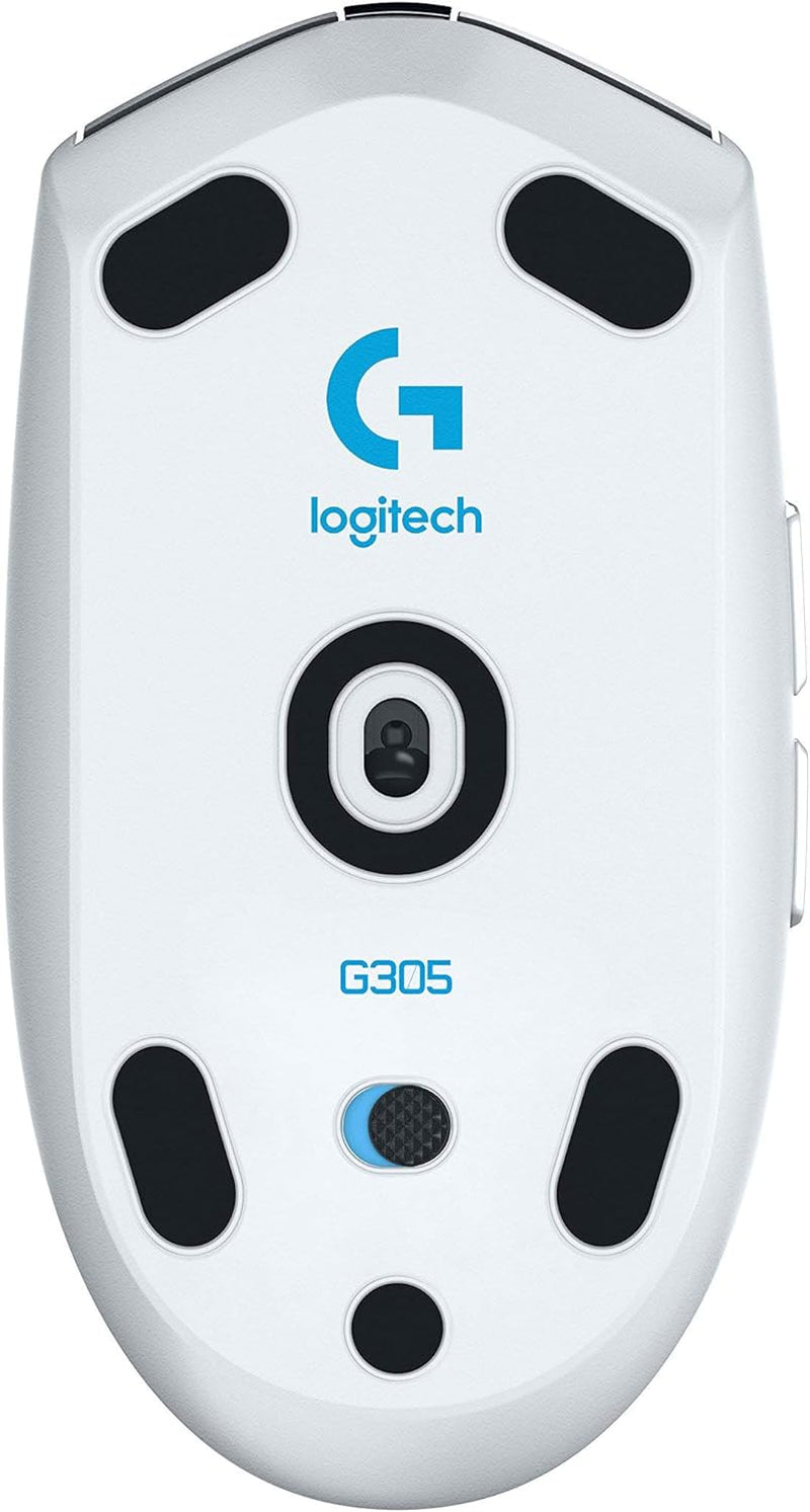 Logitech G305 Lightspeed Wireless Gaming Mouse, White (Renewed)