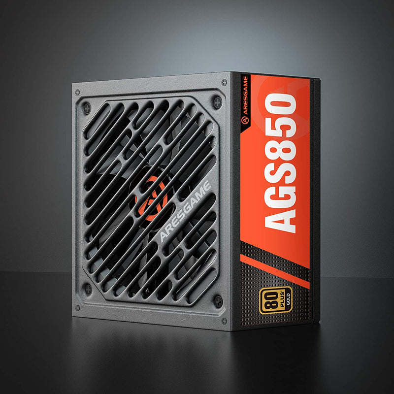 ARESGAME 850W Power Supply Semi Modular 80+ Gold PSU